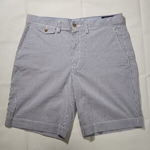 Polo Ralph Lauren Men's Shorts Navy Striped  Size 34 New